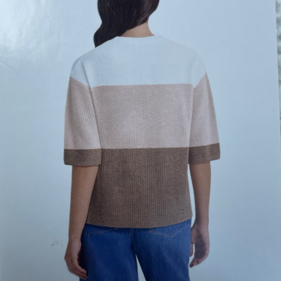 Matty M Women's XXL Sweater Taupe e0862 - Picture 4 of 5